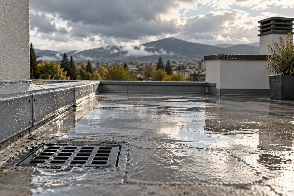 Filtraciones y goteras tras lluvias torrenciales